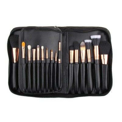 The New29pcs Custom Logo Makeup Brush Cleaneres Makeup Kit With Brown Case Wholesale